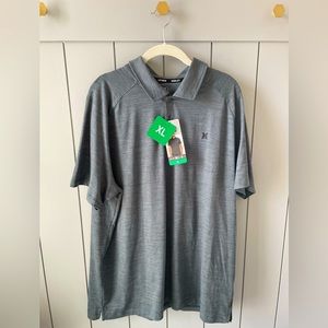 NWT Men’s Hurley Short Sleeve Collared Shirt